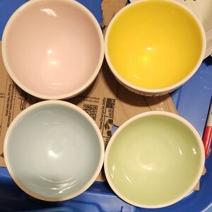 Rae Dunn JELLYBEANS x4 bowls VGUC